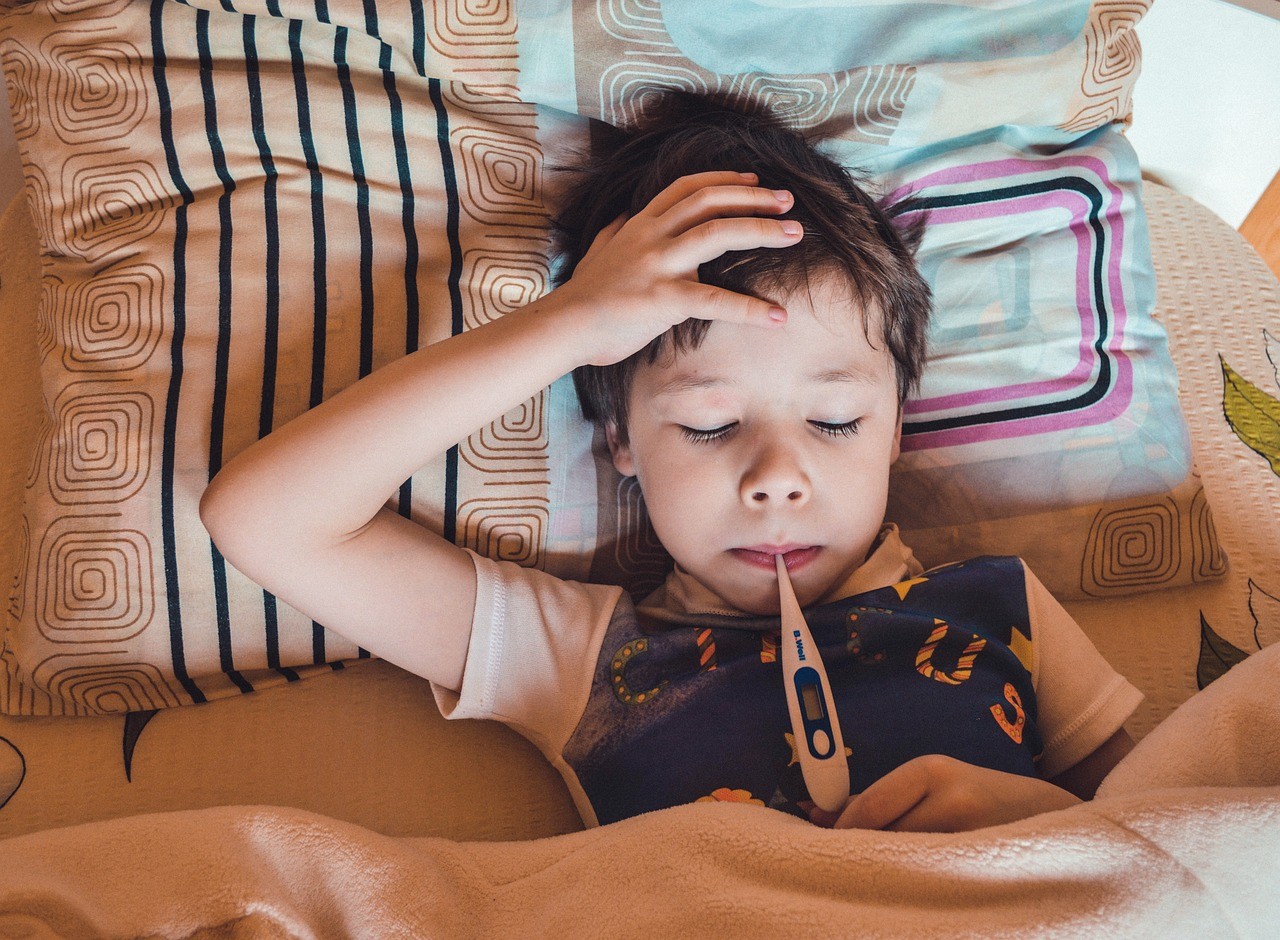 sick kid