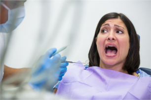 anxious dental patient 