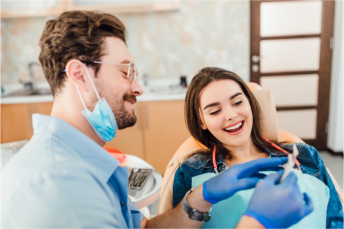 dentist and patient 